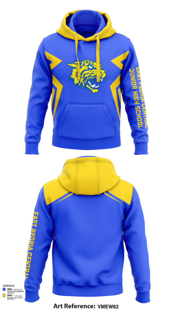 Hoodie, East Peoria Central Junior High School, Spirit Store, Teamtime, Team time, sublimation, custom sports apparel, team uniforms, spirit wear, spiritwear, sports uniforms, custom shirts, team store, custom team store, fundraiser sports, apparel fundraiser