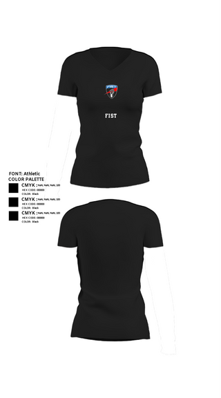 Womens Short Sleeve Vneck Shirt, FiST, Army, Teamtime, Team time, sublimation, custom sports apparel, team uniforms, spirit wear, spiritwear, sports uniforms, custom shirts, team store, custom team store, fundraiser sports, apparel fundraiser