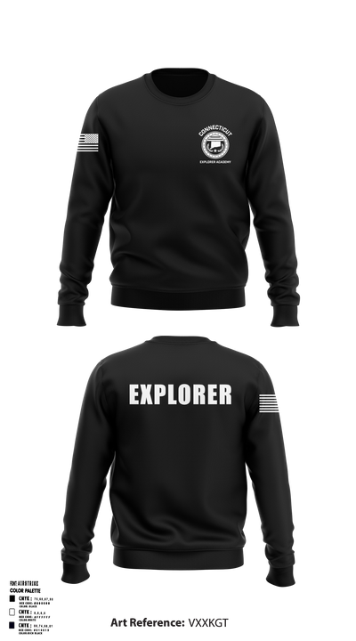 Waterbury Police Explorers 95756336 Crew Neck Sweatshirt - 39