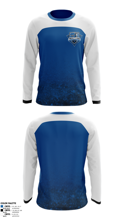 Trout Lake Mustangs 72357578 Long Sleeve Performance Shirt 1