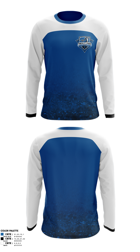 Long Sleeve Performance Shirt, Trout Lake High School Soccer, Men's Soccer, Teamtime, Team time, sublimation, custom sports apparel, team uniforms, spirit wear, spiritwear, sports uniforms, custom shirts, team store, custom team store, fundraiser sports, apparel fundraiser