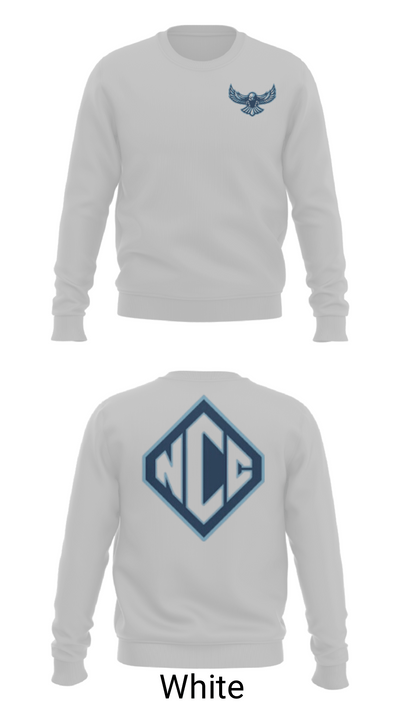 North Cobb Christian School Cheer 71060723 Crew Neck Sweatshirt - 2