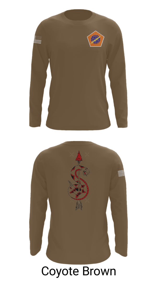 Long Sleeve Performance Shirt, 98th Expeditionary Signal Battalion, Army, Teamtime, Team time, sublimation, custom sports apparel, team uniforms, spirit wear, spiritwear, sports uniforms, custom shirts, team store, custom team store, fundraiser sports, apparel fundraiser