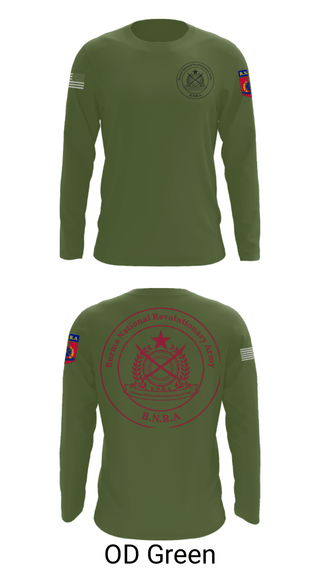 Long Sleeve Performance Shirt, B.N.R.A, Army, Teamtime, Team time, sublimation, custom sports apparel, team uniforms, spirit wear, spiritwear, sports uniforms, custom shirts, team store, custom team store, fundraiser sports, apparel fundraiser