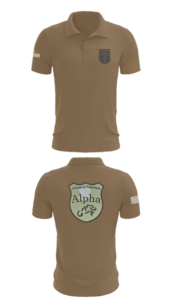 Short Sleeve Performance Polo, 4./401 PzGrenBtl, Army, Teamtime, Team time, sublimation, custom sports apparel, team uniforms, spirit wear, spiritwear, sports uniforms, custom shirts, team store, custom team store, fundraiser sports, apparel fundraiser