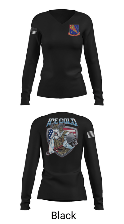 BCO, 1163D TFSB 58907299 Women's Long Sleeve V-neck Shirt -1 37