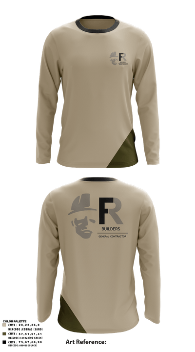 FR BUILDERS 49314225 Long Sleeve Performance Shirt 1