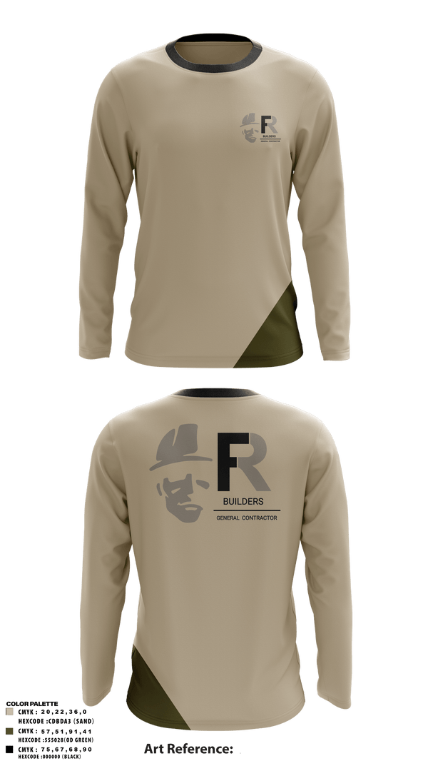 Long Sleeve Performance Shirt, FR BUILDERS, , Teamtime, Team time, sublimation, custom sports apparel, team uniforms, spirit wear, spiritwear, sports uniforms, custom shirts, team store, custom team store, fundraiser sports, apparel fundraiser