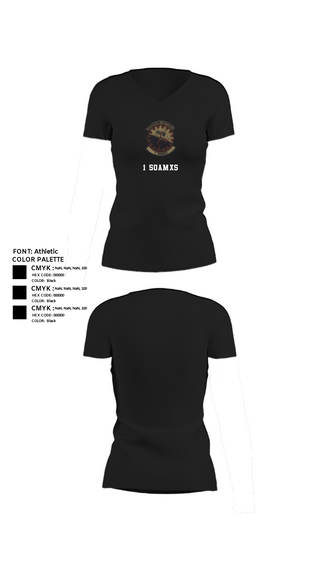 Womens Short Sleeve Vneck Shirt, 1 SOAMXS, Air Force, Teamtime, Team time, sublimation, custom sports apparel, team uniforms, spirit wear, spiritwear, sports uniforms, custom shirts, team store, custom team store, fundraiser sports, apparel fundraiser