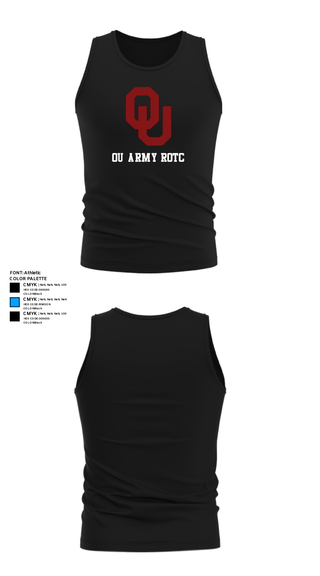 Tank Top, OU Army ROTC, Army, Teamtime, Team time, sublimation, custom sports apparel, team uniforms, spirit wear, spiritwear, sports uniforms, custom shirts, team store, custom team store, fundraiser sports, apparel fundraiser