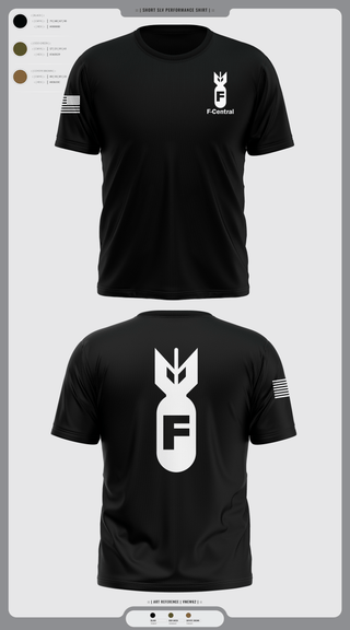 Short Sleeve Performance Shirt, F Central, Police, Teamtime, Team time, sublimation, custom sports apparel, team uniforms, spirit wear, spiritwear, sports uniforms, custom shirts, team store, custom team store, fundraiser sports, apparel fundraiser