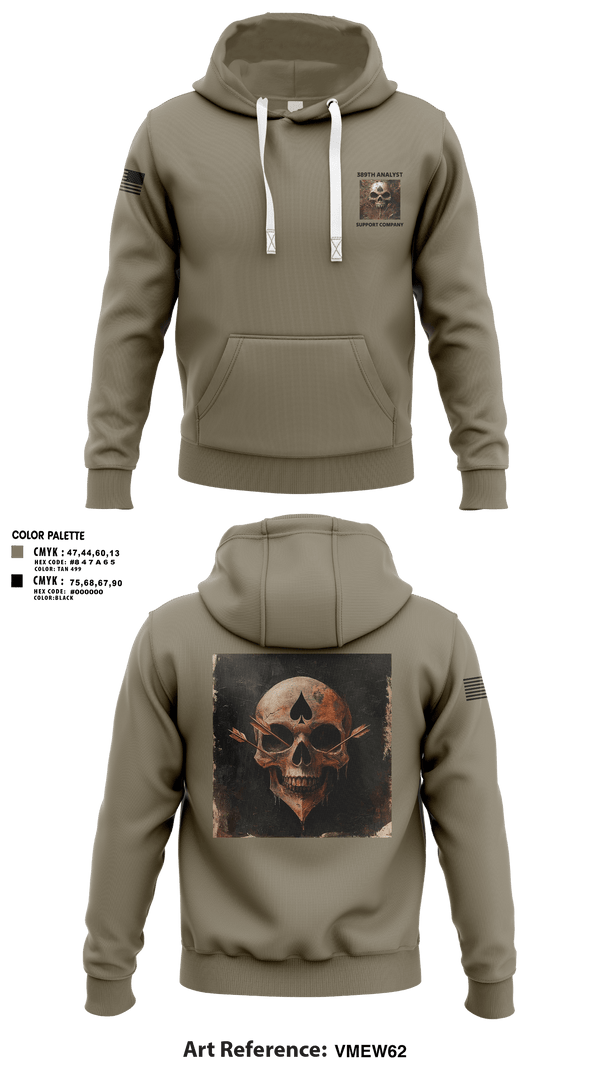 Hoodie, 389th MI BN, Army, Teamtime, Team time, sublimation, custom sports apparel, team uniforms, spirit wear, spiritwear, sports uniforms, custom shirts, team store, custom team store, fundraiser sports, apparel fundraiser