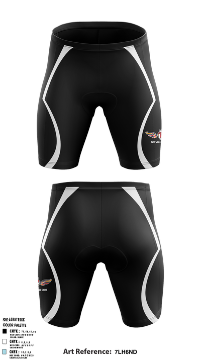 ACE Volleyball Club 23425419 Men's Compression Shorts - 1 (1)