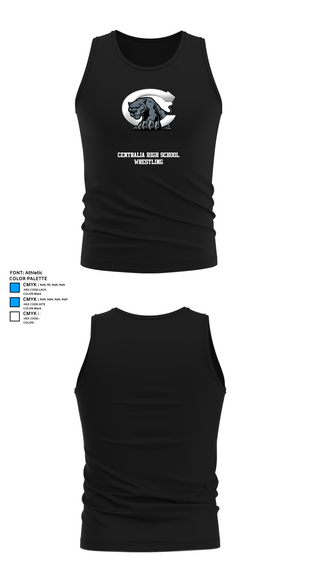 Tank Top, Centralia High School Wrestling, Wrestling, Teamtime, Team time, sublimation, custom sports apparel, team uniforms, spirit wear, spiritwear, sports uniforms, custom shirts, team store, custom team store, fundraiser sports, apparel fundraiser
