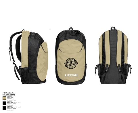 Gear Bag, JSSD-K, Air Force, Teamtime, Team time, sublimation, custom sports apparel, team uniforms, spirit wear, spiritwear, sports uniforms, custom shirts, team store, custom team store, fundraiser sports, apparel fundraiser