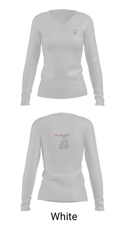ALL STARS 5187952 Women's Long Sleeve V-neck Shirt - 16