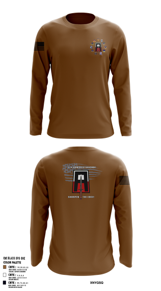 Long Sleeve Performance Shirt, 5th Armored Brigade, , Teamtime, Team time, sublimation, custom sports apparel, team uniforms, spirit wear, spiritwear, sports uniforms, custom shirts, team store, custom team store, fundraiser sports, apparel fundraiser