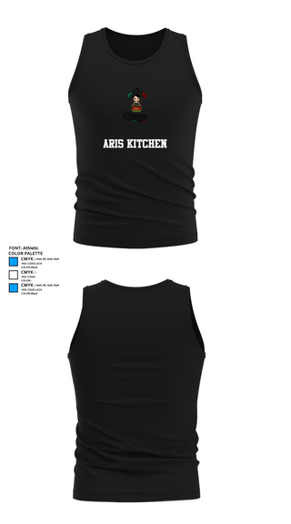 Tank Top, Aris Kitchen, , Teamtime, Team time, sublimation, custom sports apparel, team uniforms, spirit wear, spiritwear, sports uniforms, custom shirts, team store, custom team store, fundraiser sports, apparel fundraiser