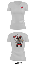 Palatine pirates 8737902 Women's Short Sleeve V-neck Shirt - 19