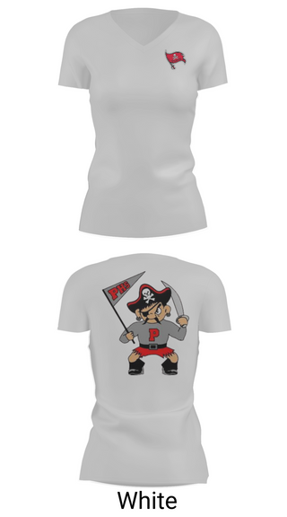 Womens Short Sleeve Vneck Shirt, Palatine pirates, Baseball, Teamtime, Team time, sublimation, custom sports apparel, team uniforms, spirit wear, spiritwear, sports uniforms, custom shirts, team store, custom team store, fundraiser sports, apparel fundraiser