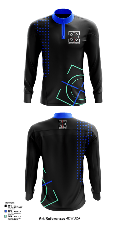 Triggered up 67978280 Quarter Zip Jacket - 125