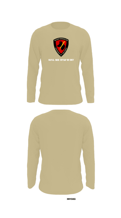Naval Base Kitsap K9 Unit 4831099 Long Sleeve Performance Shirt - 88