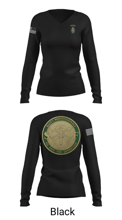 Echo 20th SFG 63666097 Women's Long Sleeve V-neck Shirt - 35