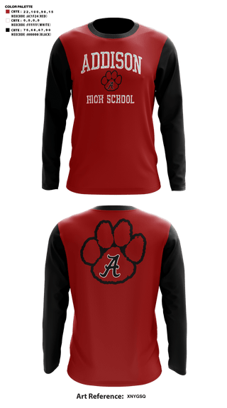 Long Sleeve Shooting Shirt, Addison High School Basketball, Men's Basketball, Teamtime, Team time, sublimation, custom sports apparel, team uniforms, spirit wear, spiritwear, sports uniforms, custom shirts, team store, custom team store, fundraiser sports, apparel fundraiser