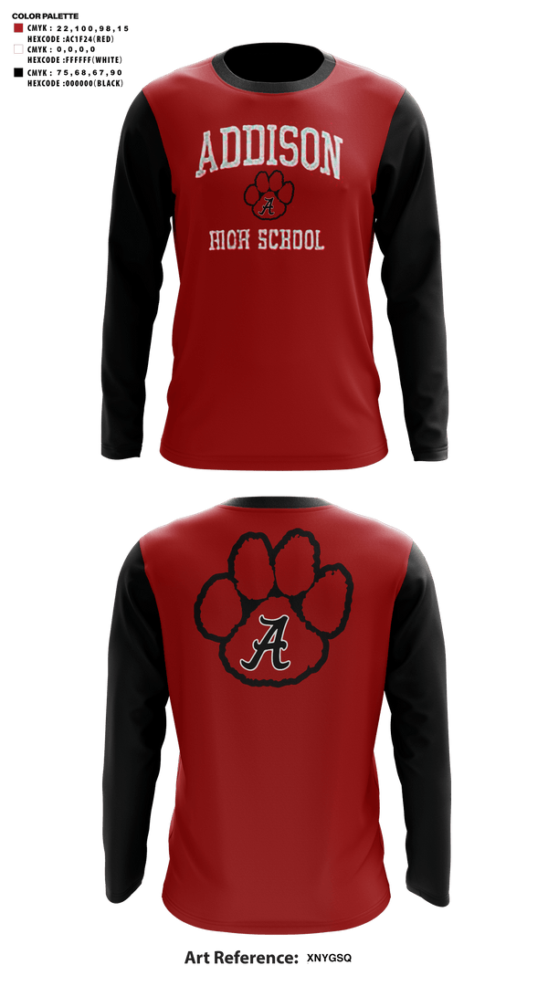 Long Sleeve Shooting Shirt, Addison High School Basketball, Men's Basketball, Teamtime, Team time, sublimation, custom sports apparel, team uniforms, spirit wear, spiritwear, sports uniforms, custom shirts, team store, custom team store, fundraiser sports, apparel fundraiser