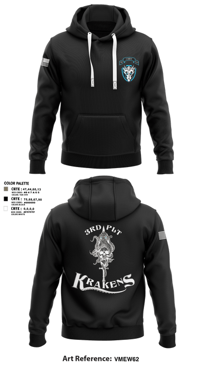 3RD PLT95TH CBRN 57596353 Hoodie - 3
