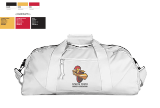 Duffle Bag, Chippewa Youth Hockey Association, Ice Hockey, Teamtime, Team time, sublimation, custom sports apparel, team uniforms, spirit wear, spiritwear, sports uniforms, custom shirts, team store, custom team store, fundraiser sports, apparel fundraiser