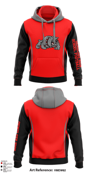 Hoodie, Okmulgee High School Football, Football, Teamtime, Team time, sublimation, custom sports apparel, team uniforms, spirit wear, spiritwear, sports uniforms, custom shirts, team store, custom team store, fundraiser sports, apparel fundraiser