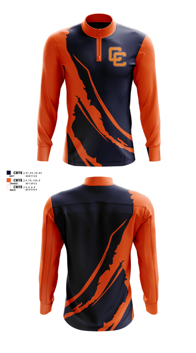Clarke County High School Swimming 29133157 Quarter Zip Jacket - 41