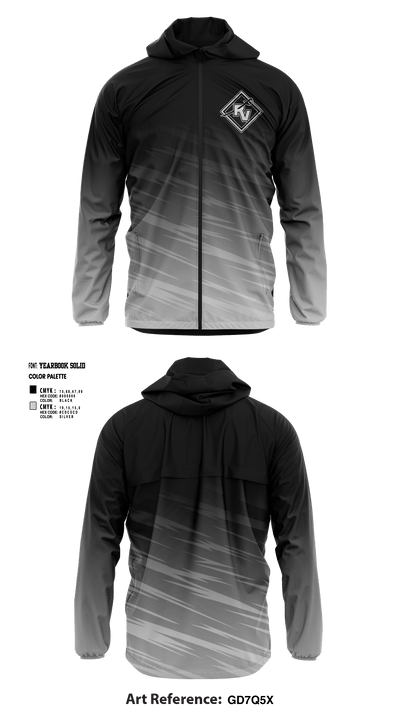 River Valley High School Cross Country 68437982 Windbreaker - 1