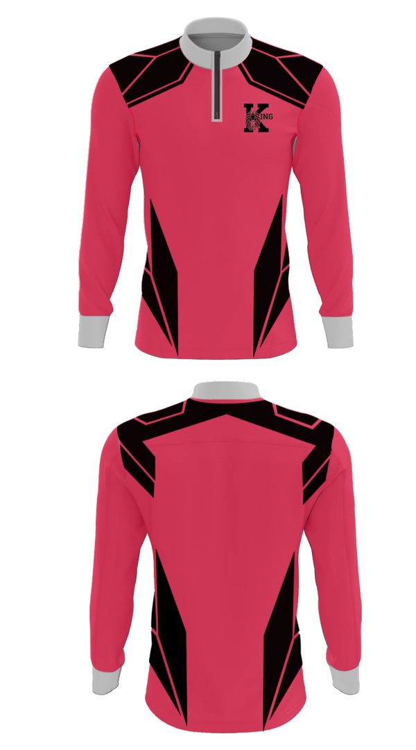 Quarter Zip Jacket, Martin Luther King Jr High School Tennis, Tennis, Teamtime, Team time, sublimation, custom sports apparel, team uniforms, spirit wear, spiritwear, sports uniforms, custom shirts, team store, custom team store, fundraiser sports, apparel fundraiser