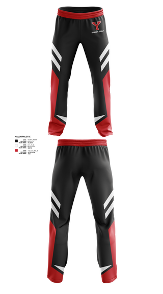 Sweatpants, Yukon High School Golf, Golf, Teamtime, Team time, sublimation, custom sports apparel, team uniforms, spirit wear, spiritwear, sports uniforms, custom shirts, team store, custom team store, fundraiser sports, apparel fundraiser