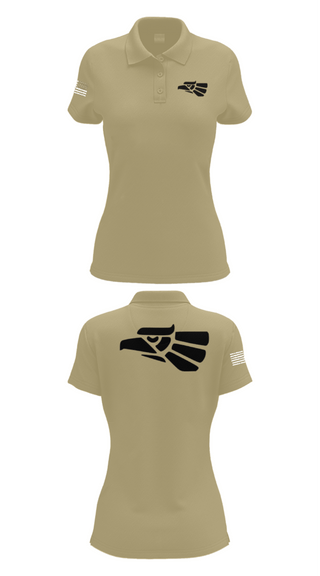 Women's Short Sleeve Performance Polo, 578th A Co, National Guard, Teamtime, Team time, sublimation, custom sports apparel, team uniforms, spirit wear, spiritwear, sports uniforms, custom shirts, team store, custom team store, fundraiser sports, apparel fundraiser