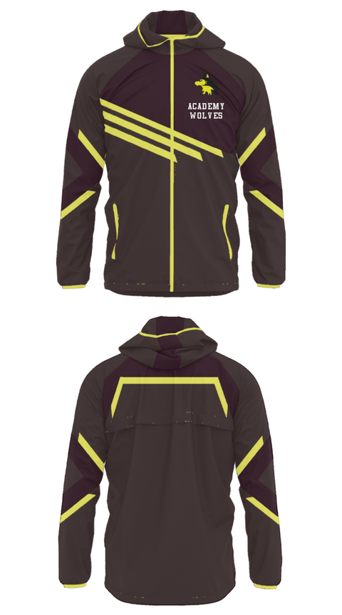 Windbreaker, Academy Wolves, Baseball, Teamtime, Team time, sublimation, custom sports apparel, team uniforms, spirit wear, spiritwear, sports uniforms, custom shirts, team store, custom team store, fundraiser sports, apparel fundraiser
