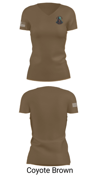 Womens Short Sleeve Vneck Shirt, 2nd Platoon Charlie Battery 5-4, Army, Teamtime, Team time, sublimation, custom sports apparel, team uniforms, spirit wear, spiritwear, sports uniforms, custom shirts, team store, custom team store, fundraiser sports, apparel fundraiser