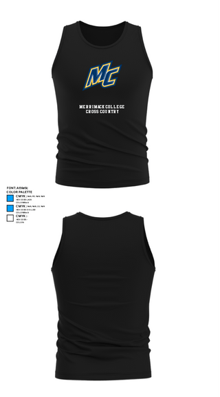 Tank Top, Merrimack College Cross Country, Cross Country, Teamtime, Team time, sublimation, custom sports apparel, team uniforms, spirit wear, spiritwear, sports uniforms, custom shirts, team store, custom team store, fundraiser sports, apparel fundraiser