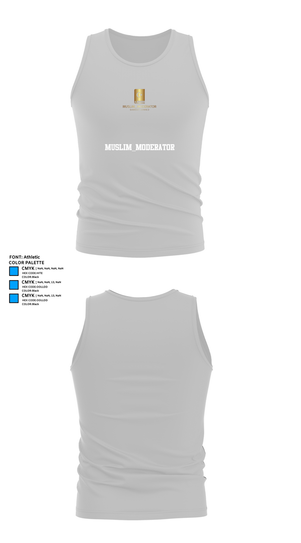 Tank Top, Muslim_Moderator, , Teamtime, Team time, sublimation, custom sports apparel, team uniforms, spirit wear, spiritwear, sports uniforms, custom shirts, team store, custom team store, fundraiser sports, apparel fundraiser