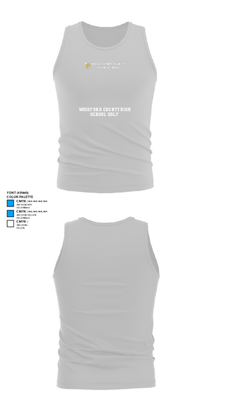 Tank Top, Woodford County High School Golf, Golf, Teamtime, Team time, sublimation, custom sports apparel, team uniforms, spirit wear, spiritwear, sports uniforms, custom shirts, team store, custom team store, fundraiser sports, apparel fundraiser