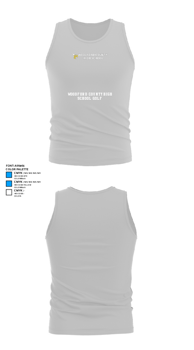 Woodford County High School Golf 78348992 Tank Top - 13
