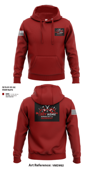 Logy home construction & renovation LLC 22235711 Hoodie - 27