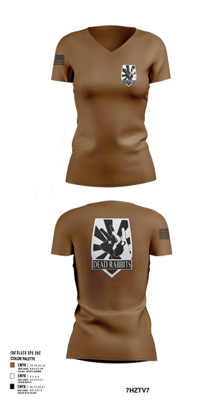 Womens Short Sleeve Vneck Shirt, Dead Rabbits, , Teamtime, Team time, sublimation, custom sports apparel, team uniforms, spirit wear, spiritwear, sports uniforms, custom shirts, team store, custom team store, fundraiser sports, apparel fundraiser