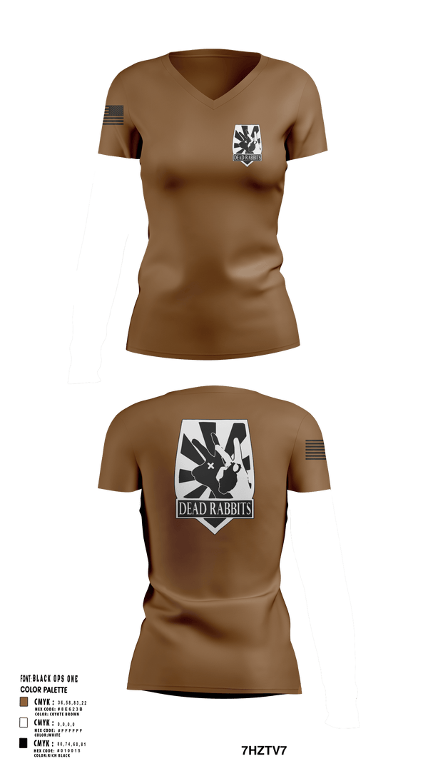 Womens Short Sleeve Vneck Shirt, Dead Rabbits, , Teamtime, Team time, sublimation, custom sports apparel, team uniforms, spirit wear, spiritwear, sports uniforms, custom shirts, team store, custom team store, fundraiser sports, apparel fundraiser