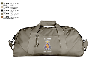 Duffle Bag, Civil Affairs Schoolhouse, , Teamtime, Team time, sublimation, custom sports apparel, team uniforms, spirit wear, spiritwear, sports uniforms, custom shirts, team store, custom team store, fundraiser sports, apparel fundraiser