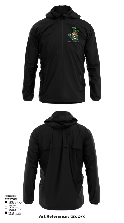 Jordan Jaguars 86972516 Windbreaker - 127