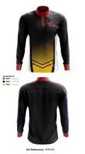 Yakima Valley College Volleyball 59541208 Quarter Zip Jacket - 40