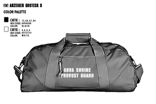 Duffle Bag, Abba shrine provost guard, , Teamtime, Team time, sublimation, custom sports apparel, team uniforms, spirit wear, spiritwear, sports uniforms, custom shirts, team store, custom team store, fundraiser sports, apparel fundraiser